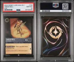 Disney Lorcana Tinker Bell 194/204 PSA 10 Gem Mint Foil EN 1 The First Chapter - Image 3
