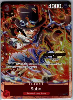 Sabo (CS 2024 Event Pack) P-044 English One Piece Promo Card - NM - Image 1
