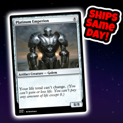 Platinum Emperion - Custom Art Magic: The Gathering Playtest Card - Commander - Image 1