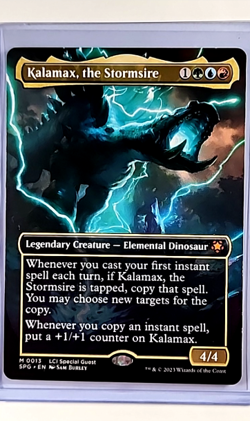 2023 MTG Magic the Gathering Special Guests Borderless 13 Kalamax, the Stormsire - Image 1