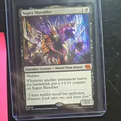 MTG Super Shredder TMNT Legendary Creature TMT Black Regular Mythic Rare NM - Image 2