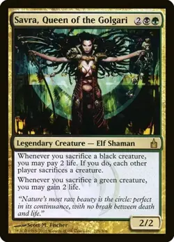 Savra, Queen of the Golgari RAV HP MTG - Image 1