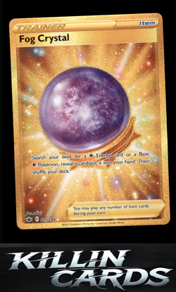 Fog Crystal (Secret) 227/198 Pokemon Secret Rare SWSH06: Chilling Reign Card NM - Image 1