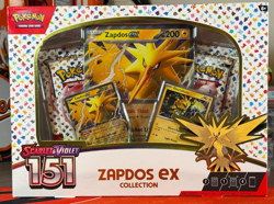 4 BOXES Pokemon TCG Scarlet and Violet 151 Zapdos EX Collection Box New Sealed - Image 1