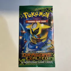 Pokemon Black & White Dragons Exalted Booster Pack Factory Sealed (Giratina Art) - Image 1
