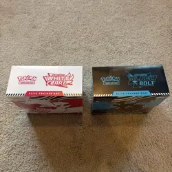Pokemon TCG Black Bolt and White Flare Elite Trainer Box ETB Set of 2 Sealed - Image 5