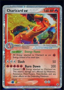 Pokemon FIRERED&LEAFGREEN - #105/112 Charizard ex - Ultra Rare Holo - ENG - DMG - Image 1