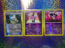 Pokemon TCG Boundaries Crossed Reverse Holo: 76/149 Gothorita; 136/149 Town Map - Image 1