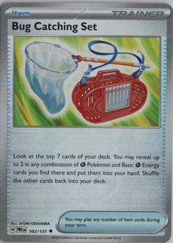 Bug Catching Set (Poke Ball Pattern) 102/131 Pokemon Prismatic Evolutions NM - Image 1