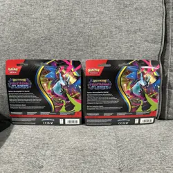 Pokemon Phantasmal Flames ME02 3-Pack Blister Set of 2! Brand New - Image 2