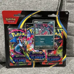 Pokemon Phantasmal Flames ME02 3-Pack Blister Set of 2! Brand New - Image 4