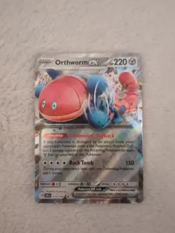 Orthworm ex - 110/142 - Stellar Crown - Double Rare - Pack Fresh - Image 1