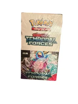 Pokemon TCG: Scarlet & Violet Temporal Forces Half Booster, 18 Packs - Sealed - Image 1