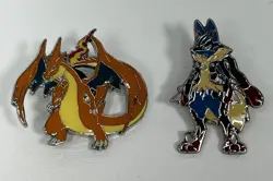 Lot Of 2 Official Pokemon 2014/2015 TCG Pins - Image 1