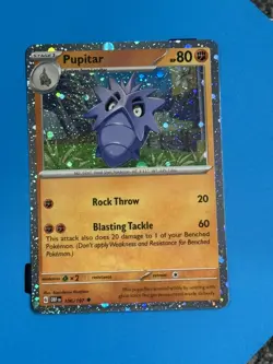 Pupitar Obsidian Flames Promo, Cosmic Holo Pokemon TCG 106/197 - Image 1