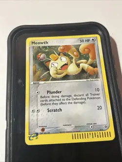 Meowth 013 - Promo Pokemon TCG (Nintendo Black Star Promos 13) 2003 E Reader NM - Image 1