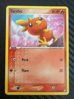 Pokemon TCG EX Holon Phantoms Torchic 83/110 LP - Image 1