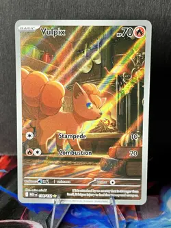 Pokemon TCG Vulpix 138/132 Illustration ME01 Mega Evolution NM/M Condition - Image 1