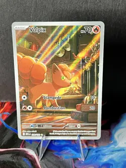 Pokemon TCG Vulpix 138/132 Illustration ME01 Mega Evolution NM/M Condition - Image 2