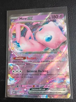 The Pokemon Company Mew ex, Double Rare, Holo, Sv: Scarlet & Violet 151, 151/165 - Image 1