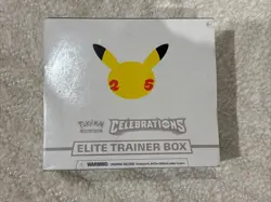 Pokemon Celebrations 2021 25th Anniversary Elite Trainer Box ETB Factory Sealed - Image 1