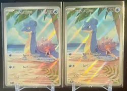 Pokemon TCG Misty’s Lapras 194/182 SV10: Destined Rivals Illustration Rare NM 2x - Image 1