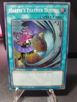 Harpie's Feather Duster MP24-EN058 Prismatic Secret Rare Alternate Art Yugioh - Image 1