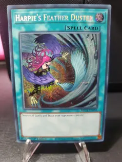 Harpie's Feather Duster MP24-EN058 Prismatic Secret Rare Alternate Art Yugioh - Image 2