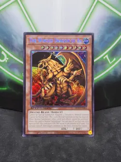 Yugioh The Winged Dragon of Ra SBC2-END01 Prismatic Secret Rare 1st Edition LP - Image 1