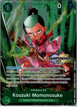 Kouzuki Momonosuke (CS 2024 Celebration) OP01-041 English One Piece Promo - NM - Image 1