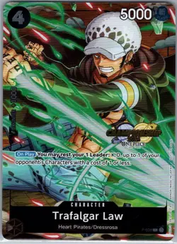 Trafalgar Law - (CS 2024 Event Pack) P-038 English One Piece Promo - NM - Image 1