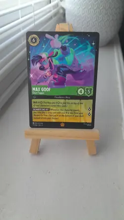 Disney Lorcana Fabled Max Goof Legendary Non-Foil Card 77/204 - Image 1