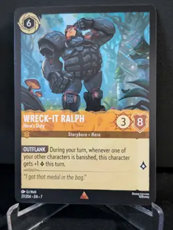 Wreck-It Ralph Hero's Duty 27/204 Archazia's Island Disney Lorcana Non Foil - Image 1