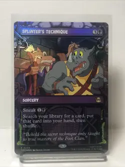 Splinter's Technique (Foil)[Showcase] Teenage Mutant Ninja Turtles 0233 Rare MTG - Image 1