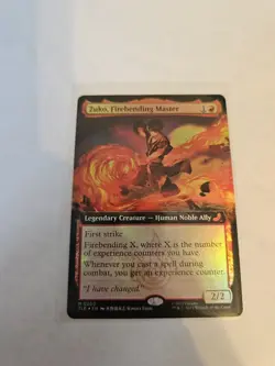 Zuko, Firebending Master Extended FOIL MTG Avatar: TLA Eternal-Legal Nm/M - Image 1