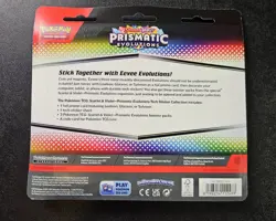 Pokemon Scarlet & Violet Prismatic Evolutions Tech Sticker Box Glaceon Promo - Image 2