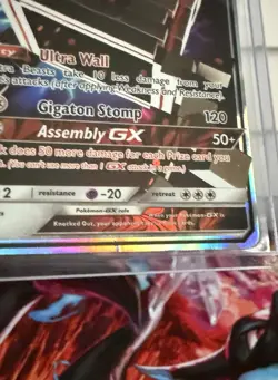 Pokemon TCG Stakataka GX Holo Ultra Rare Card 102/168 Celestial Storm - Image 3