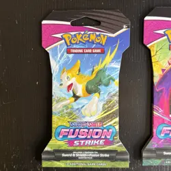 Pokemon Fusion Strike Sleeved Booster Pack Art Set - 4 Packs in Total - Image 5