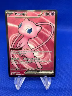 Pokemon Scarlet & Violet 151 Mew ex 193/165 Full Art Ultra Rare NM - Image 1