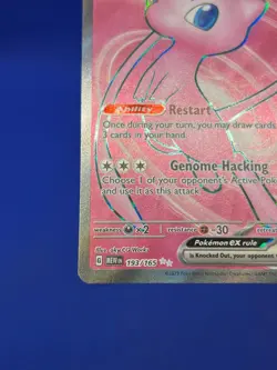 Pokemon Scarlet & Violet 151 Mew ex 193/165 Full Art Ultra Rare NM - Image 5