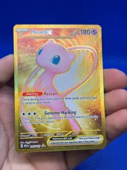 Pokemon Scarlet & Violet 151 Mew ex 205/165 Gold Hyper Rare NM/LP - Image 2