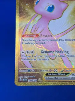 Pokemon Scarlet & Violet 151 Mew ex 205/165 Gold Hyper Rare NM/LP - Image 5
