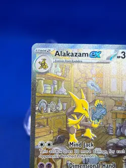Pokemon Scarlet & Violet 151 Alakazam ex 201/165 Special Illustration Rare NM - Image 3