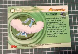 Altaria Topps Pokemon Advanced #11 2003 - Image 3
