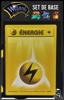 Energie Electrique 100/102 Edition 1 Ed 1 Set De Base Wizards Carte Pokemon FR - Image 1