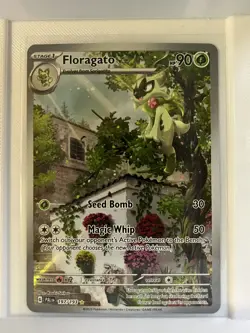 Floragato Illustration Rare 197/193 Pokemon Paldea Evolved English IR NM - Image 1