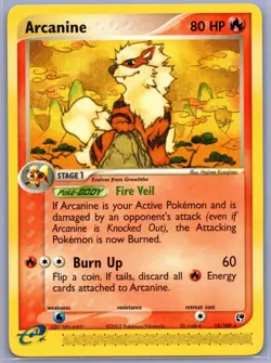Arcanine Rare Sandstorm 15/100 LP - Pokemon TCG - Image 1