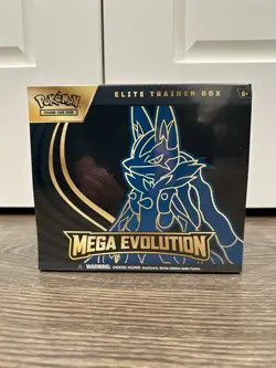 Auc#4 Pokemon Mega Evolution Lucario Elite Trainer Box ETB SEALED *READ DESCRIP* - Image 1