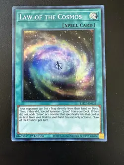 Yugioh Law of the Cosmos LED7-EN035 Super Rare 1st Edition NM/LP - Image 1