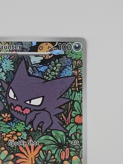 Haunter 027 Mega Evolution Illustration Rare Black Star Promo Pokemon Card - Image 4